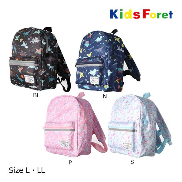 Kids Foret（キッズフォーレ） 恐竜・ユニコーン総柄撥水加工リュック