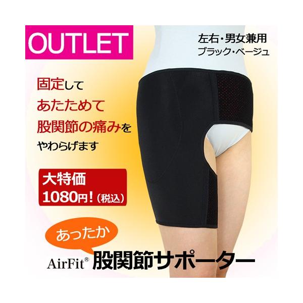 股関節 痛み軽減 あったか股関節サポーター 黒 M L アウトレット 在庫品のみ 142 あったらいいな 通販 Yahoo ショッピング