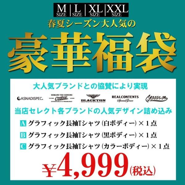 福袋 メンズ ロンt ロンtee Tシャツ 長袖 3枚セット M L Xl Xxl アメカジ ストリート系 ファッション Happybag 21 Buyee Buyee Japanese Proxy Service Buy From Japan Bot Online