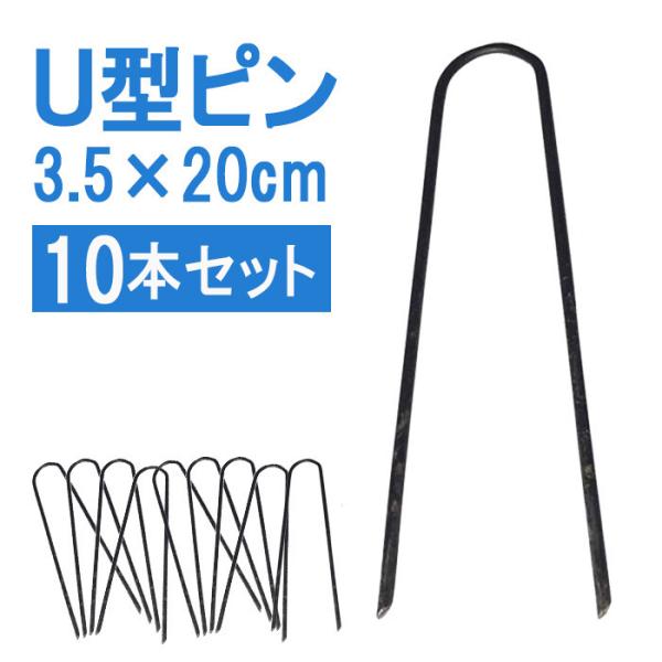 黒い金属製ピン 10cmと20cmの2種類 attention8-25_at-134384