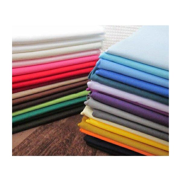 広巾ブロード生地＜無地＞平織綿定番の生地/やや張りがあり、目も