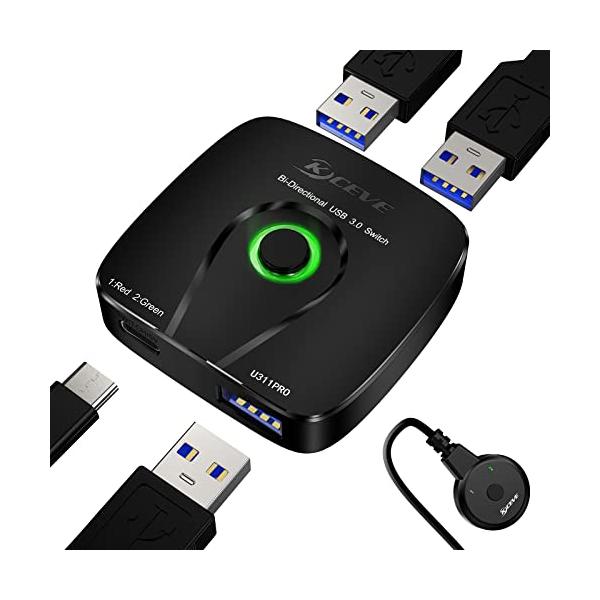 USB切替器、双方向、手動 3.0対応、PC2台用、USBスイッチ、usb USB切替器、双方向、手動 3.0対応、PC2台用、USBスイッチ、usb