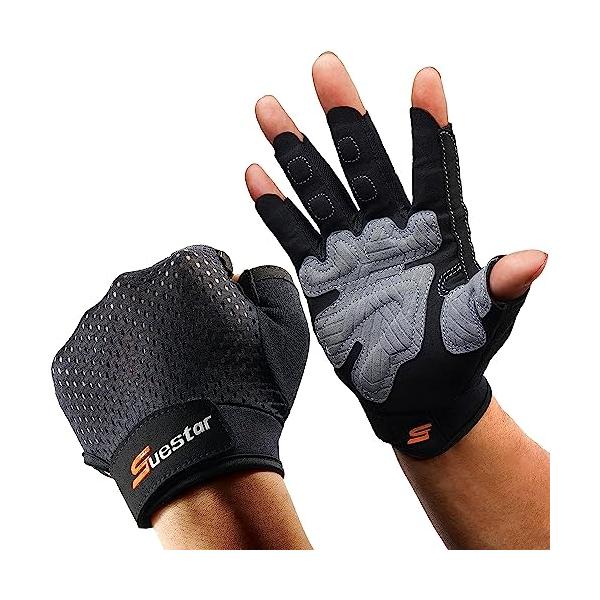 SueStar トレーニンググローブ 筋トレ スポーツ手袋 ?力グリップ 通気