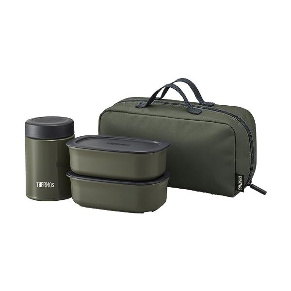他サイト： サーモス 真空断熱スープランチセット 800ml カーキ JEA-801 KKIの商品画像