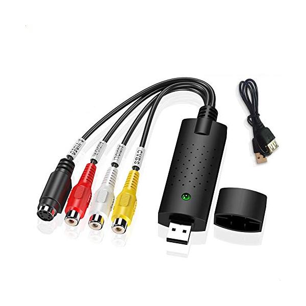 ビデオキャプチャーUSB2.0キャプチャーケーブル ビデオ D V D VHS ゲーム機 カメ