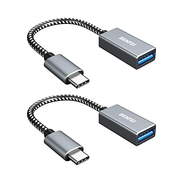 他サイト： BENFEI USB-C &amp; USB 3.0 変換アダプタ 2個セット Type C USB-A 最大5Gbps タイプの商品画像