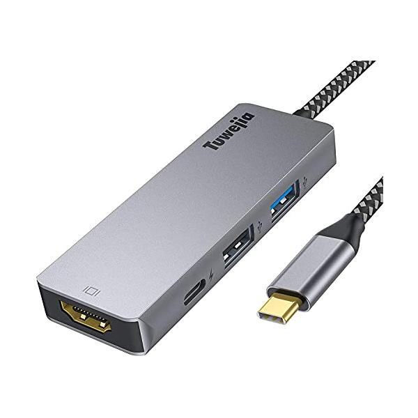 他サイト： USB Type c アダプタ マルチポート Tuwejia タイプc ハブ ４K 解像度 hdmiポートの商品画像