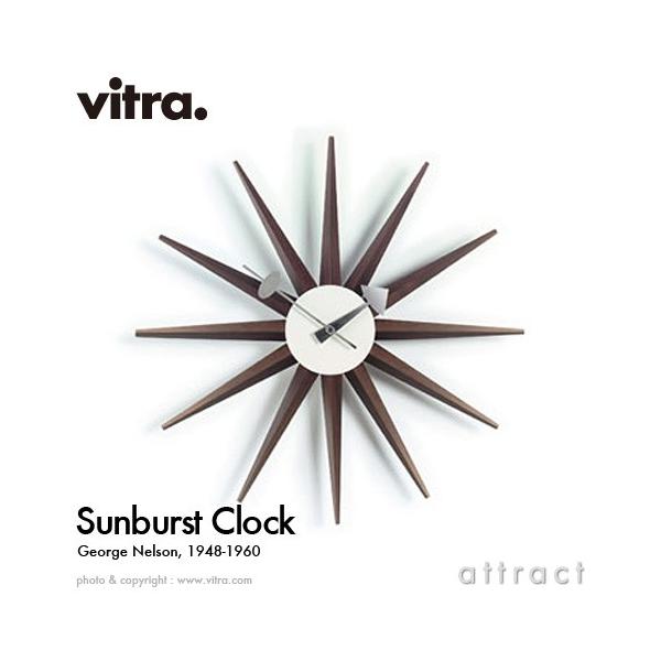 【vitra.（ヴィトラ）】壁掛け時計　ジョージ・ネルソン　サンバーストクロック vitra. Vitra ヴィトラ Sunburst Clock サンバーストクロック