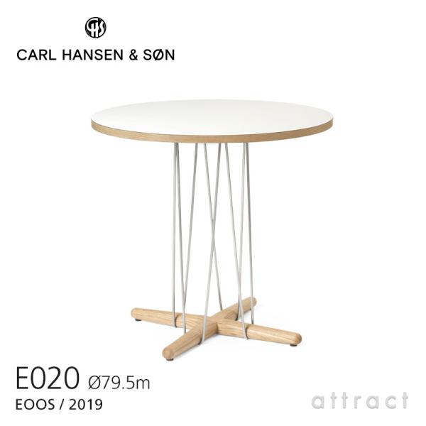 Carl Hansen &amp; Son �J�[���n���Z�����T�� E020 Embrace Table ��79.5×H74cm �I�[�N �z���C�g�I�C���d�グ �x���F�X�e�����X Eoos