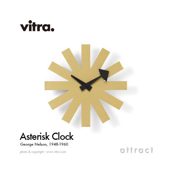 ジョージ・ネルソン vitra　アスタリスククロック 掛け時計 ブラック vitra.（ヴィトラ） Vitra Asterisk Clock アスタリスククロック Wall