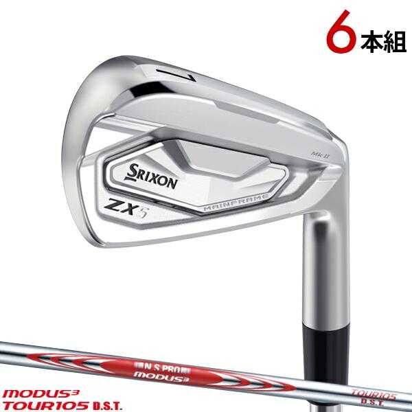 即納】スリクソン ZX5 Mk II アイアン 6本セット (#5-#9,PW 