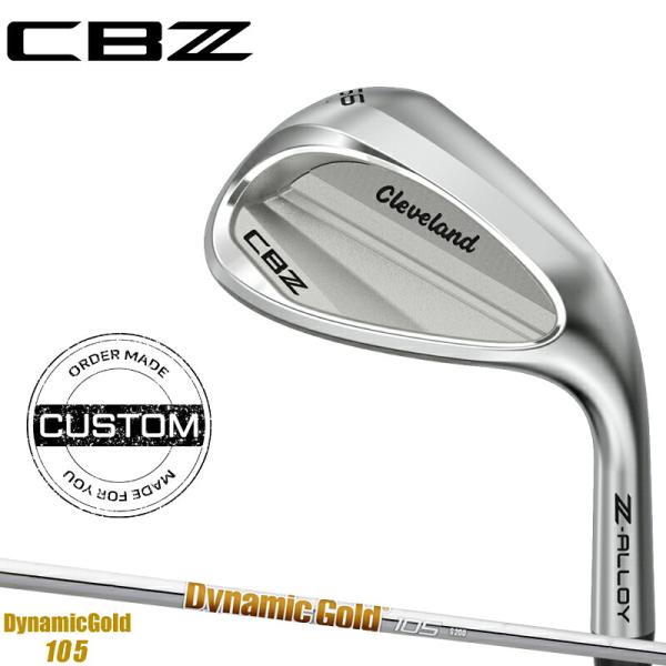 【受注生産】【正規品】 右打用 クリーブランド CBZ ウェッジ ダイナミックゴールド 105 カスタムオーダー Cleaveland DG105 (2025)
