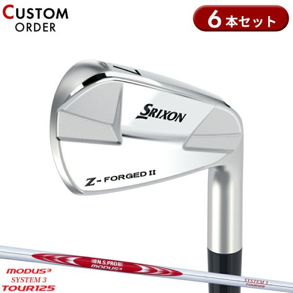 し*う様 SRIXON Z FORGED Ⅱ 6本 MODUS TOUR125 スリクソン Zシリーズ カスタム ダンロップ Zフォージド2
