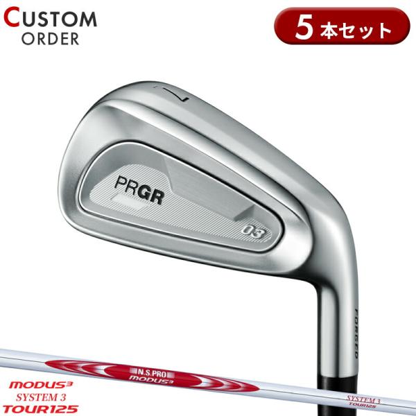 PRGR（プロギア） カスタム 03 アイアンセット 5本組 NSプロ モーダス3
