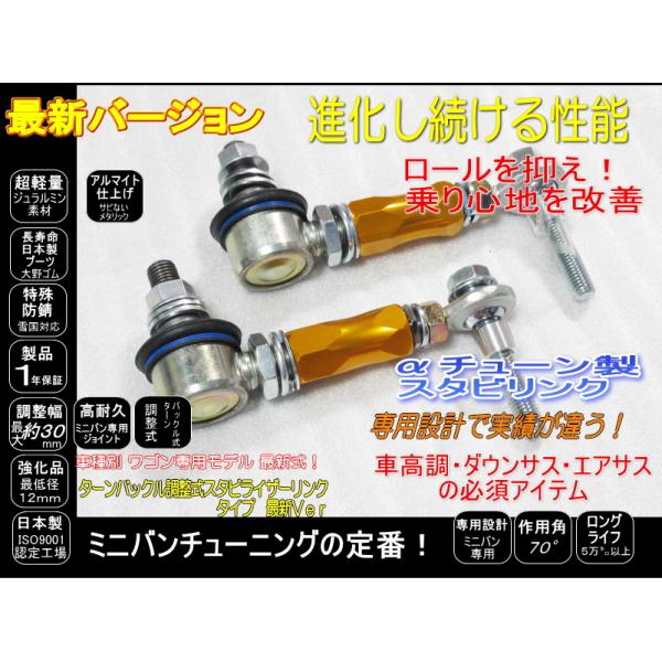 【MINI F型用】NM Engineering フロントスタビリンク NM Engineering Adjustable Sway Bar Link Kit〔Rear〕NM.328847