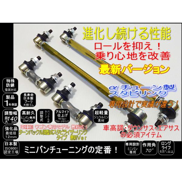 40系 アルファード 調整式 スタビリンク スタビライザーリンク