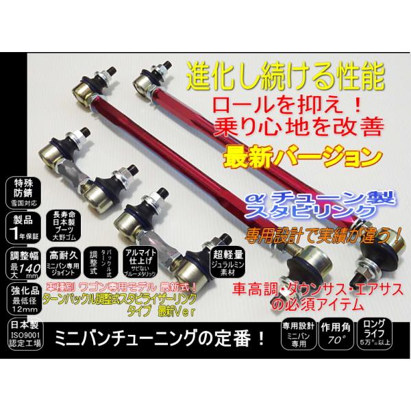 40系ヴェルファイア 調整式 スタビリンク スタビライザーリンク