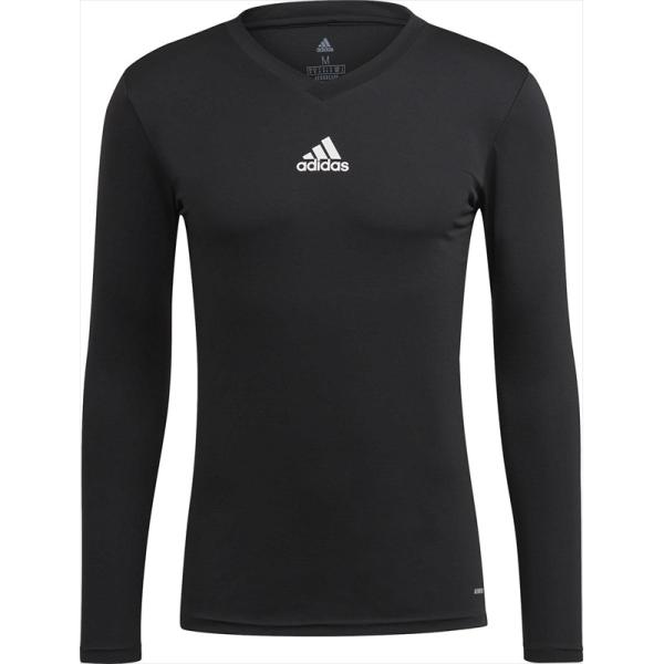 【1点までメール便可】 [adidas]アディダス チームベース 長袖Tシャツ (22999)(GN5677) ブラック[取寄商品]
