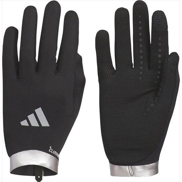 【1点までメール便可】 [adidas]アディダス ランニング グローブ (KLA26)(JM7160) ブラック[取寄商品]