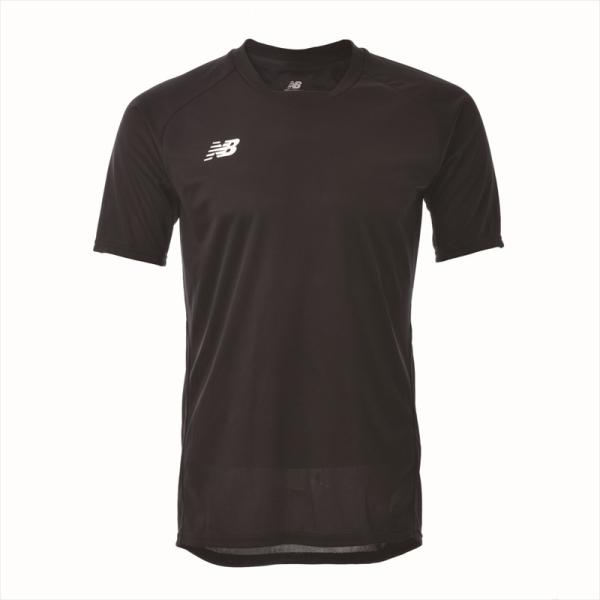 【1点までメール便可】 [New Balance]ニューバランス ゲームシャツ (JMTF0486)(BK) ブラック[取寄商品]