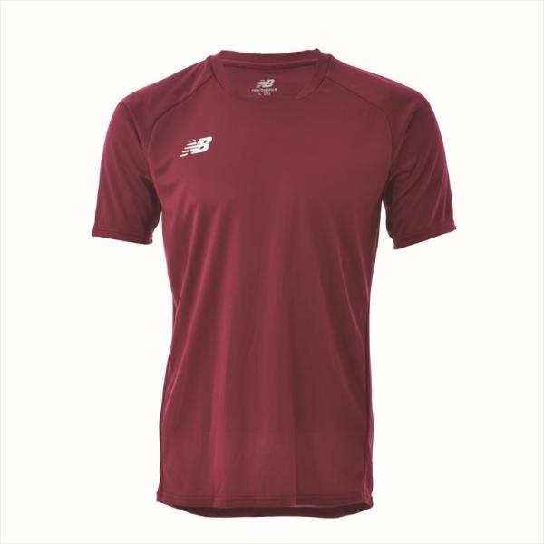 【1点までメール便可】 [New Balance]ニューバランス ゲームシャツ (JMTF0486)(CR) クリムゾン[取寄商品]