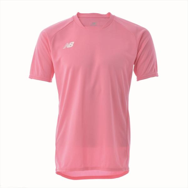 【1点までメール便可】 [New Balance]ニューバランス ゲームシャツ (JMTF0486)(PIN) ピンク[取寄商品]