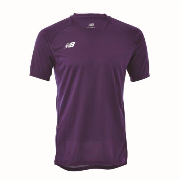 【1点までメール便可】 [New Balance]ニューバランス ゲームシャツ (JMTF0486)(PRP) パープル[取寄商品]