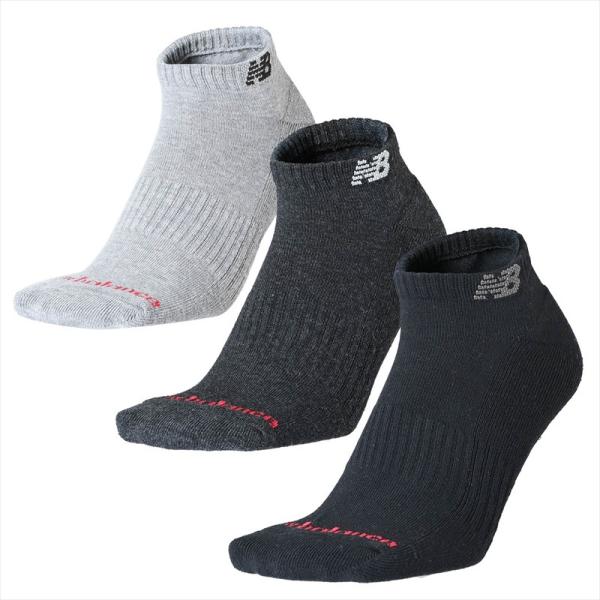 [New Balance]ニューバランス ショートレングス3Pソックス (LAS55636)(AS1) アソート1[取寄商品]