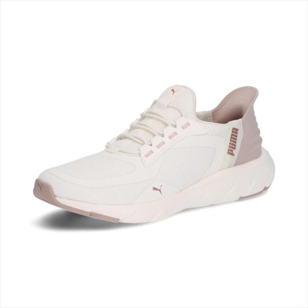 [PUMA]プーマ ランニングシューズ SOFTRIDE フレックス レース EASE IN ALT ワイド (311996)(09) ウォームホワイト/ローズラテ/ローズゴールド[取寄商品]