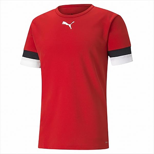 【1点までメール便可】 [PUMA]プーマ TEAMRISE ゲームシャツ (705141)(01) プーマ レッド/プーマ ブラック/プーマ ホワイト
