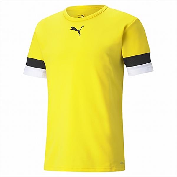 【1点までメール便可】 [PUMA]プーマ TEAMRISE ゲームシャツ (705141)(07) サイバー イエロー/プーマ ブラック/プーマ ホワイト