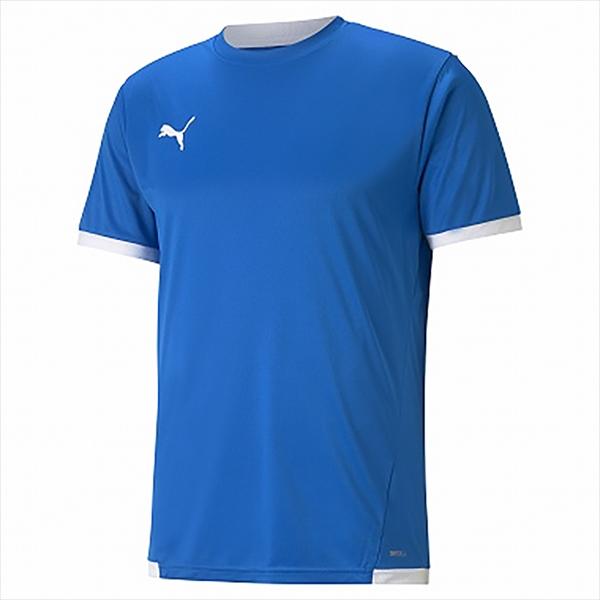 【1点までメール便可】 [PUMA]プーマ TEAM LIGA ゲームシャツ (705150)(02) エレクトリック ブルー レモネード/プーマ ホワイト