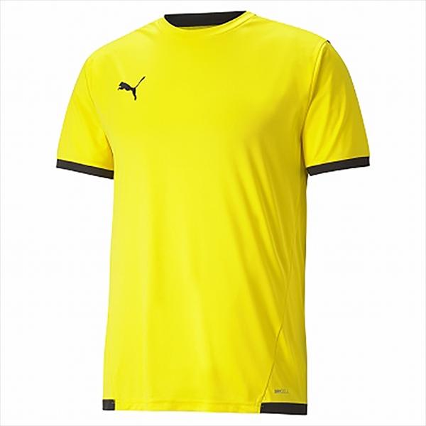 【1点までメール便可】 [PUMA]プーマ TEAM LIGA ゲームシャツ (705150)(07) サイバー イエロー/プーマ ブラック