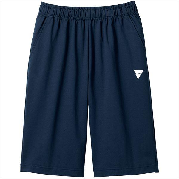 [VICTAS]ヴィクタス 男女兼用ジャージハーフパンツ V-NJP309 (542303)(6000) ネイビー[取寄商品]