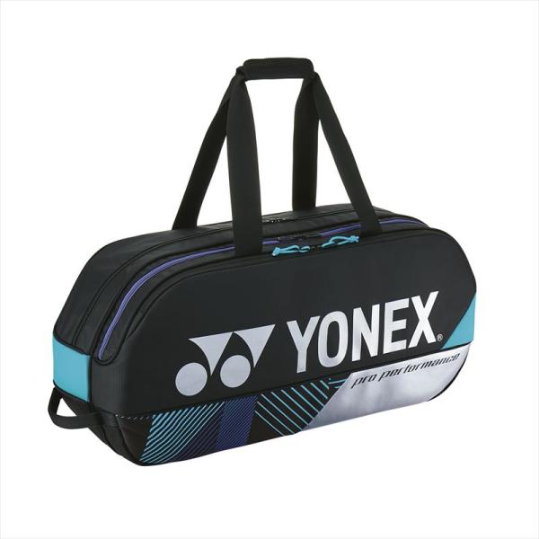 YONEX ラケットバッグ ブラック×シルバー24FW BAG2401W 076 YONEX ラケットバッグ ブラック×シルバー24FW BAG2401W 076 YONEX