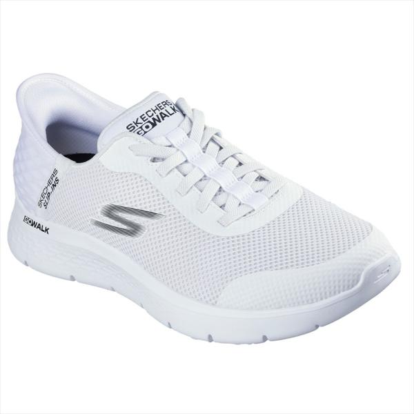 [SKECHERS]スケッチャーズ メンズスリップインズシューズ GO WALK FLEX - HANDS UP (216324WW)(WHT) ホワイト