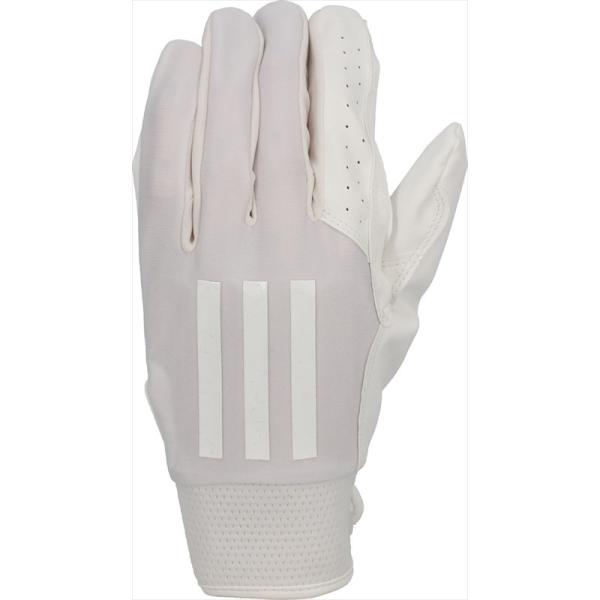 【1点までメール便可】 [adidas]アディダス野球 守備用グローブ(左手のみ) (LBG603)(1100) ホワイト(高校野球対応)