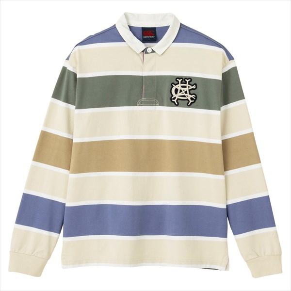 canterbury]カンタベリー 長袖 ラガーシャツ (RA42087)(30) アイボリー
