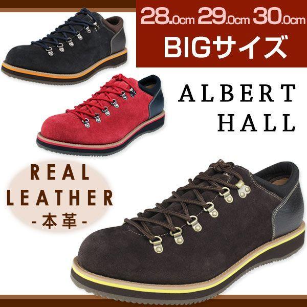 シューズ(男性用) allpronitro HALL 大きいサイズ ALBERT 131209 本革 メンズ カジュアル シューズ