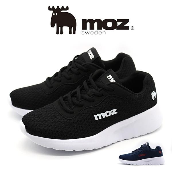 スニーカー レディース 靴 黒 ブラック 紺 ネイビー 軽量 軽い 歩きやすい 疲れにくい 履きやすい 通気性 涼しい 快適 シンプル おしゃれ 人気 Moz モズ Mz712 Mz712 靴のニシムラ Yahoo 店 通販 Yahoo ショッピング