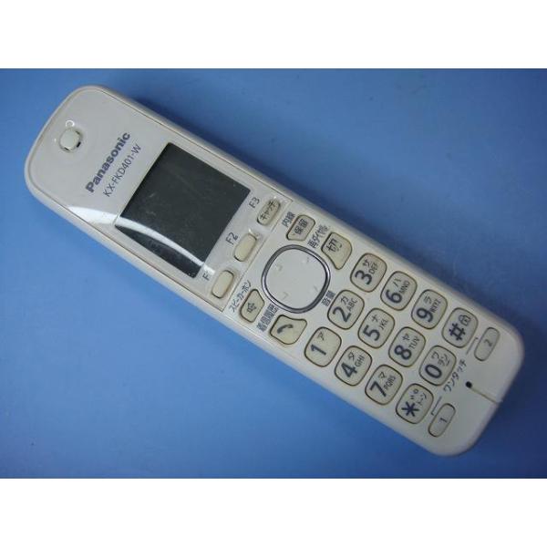 パナソニック 電話機子機 KX-FKD401-W 取説付 Panasonic（パナソニック） KX-FKD401-W Panasonic 電話機 子機