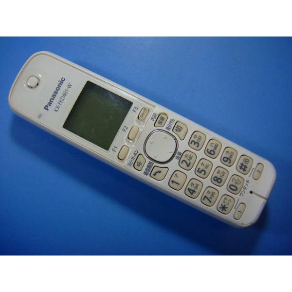 メーカー：Panasonic型番： KX-FKD401-W付属品：本体（写真内の物ですべてになります）【商品の状態】使用感、スレキズ、日焼け等あります。