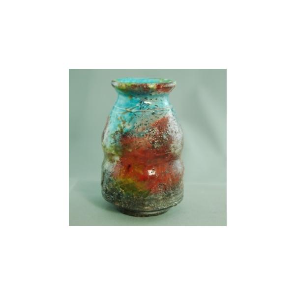 Ka 11 虹彩楽 掛花入れ 壁掛け用花瓶 文部大臣奨励賞受賞作家 荒川明作 木箱付き Buyee Buyee Japanese Proxy Service Buy From Japan Bot Online