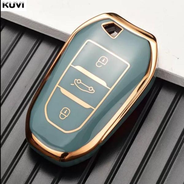 プジョー シトロエン Peugeot CITROEN キーホルダー キーケース スマートキー キーカバー シリコン 208 308 408 508 2008 3