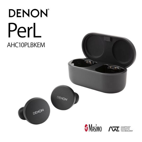 Denon ワイヤレスイヤホンbluetooth PerLAHC10PLBKEM DENON - PerL/ブラック（AHC10PLBKEM）ノイズキャンセリング・完全