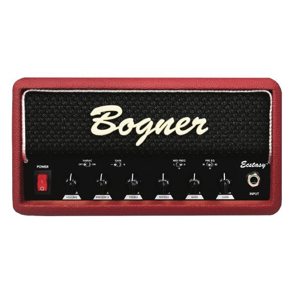 Bogner {Oi[ Ecstasy Mini Head Custom Calor Red Tolex/Black Grill/Silver Piping
