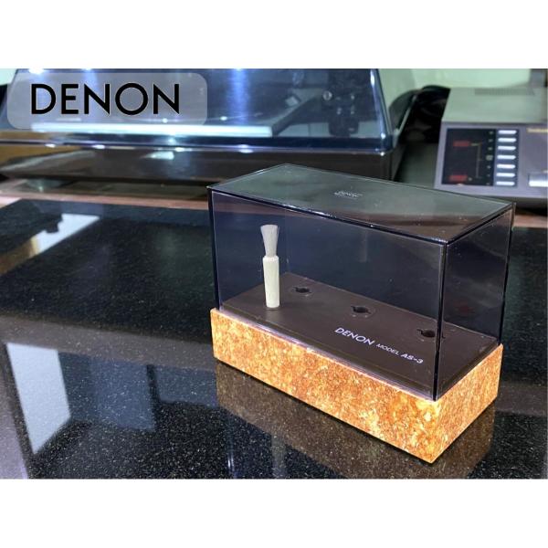 DENON AS-3 オーディオ機器カートリッジケース(大理石) DENON AS-3 大理石製 カートリッジキーパー シェルスタンド