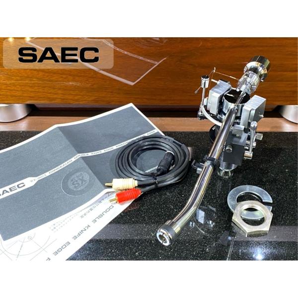 トーンアーム SAEC WE-308SX PHONOケーブル等付属 リフターオイル補充済み Audio Station