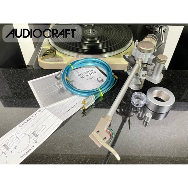 【美品】AudioCraft AC-300 オーディオクラフト トーンアーム トーンアーム AUDIO CRAFT AC-3300 AP-3 ストレートパイプ/CB-3040仕様
