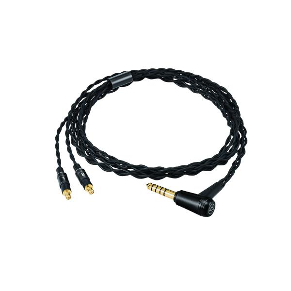 オーディオテクニカ AT-HC14 純正 ヘッドホン用着脱ケーブル 6N-OCC A2DC φ4.4mm 5極 バランス接続 1.2m L型 2.0m ATH-WP900 ATH-AWAS ATH-E70 対応 リケーブル